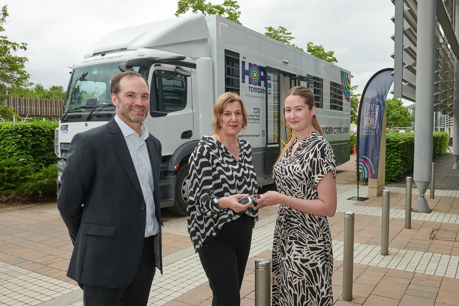 Mobile cancer care unit, funded by Bristol Myers-Squibb, launched at ARC Uxbridge